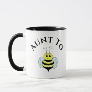 New Aunt To Be Bee Aunt Pregnancy Announcement Mug