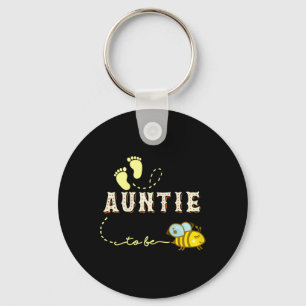 New Auntie Auntie To Bee Auntie To Be Mother's Day Key Ring
