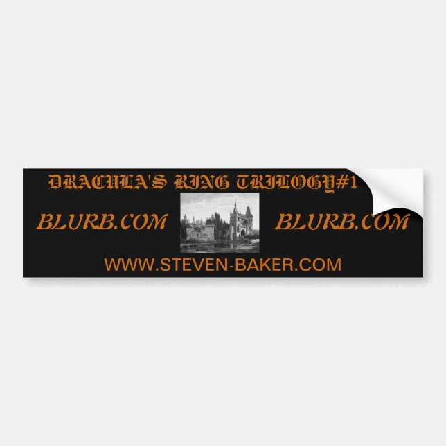 NEW AUTHOR, BUMPER STICKER (Front)