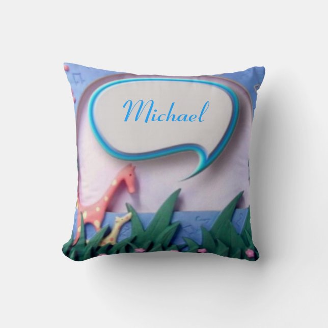 New Baby American Mojo Pillow (Front)