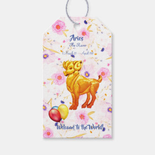 'New Baby' Aries  Gift Tags