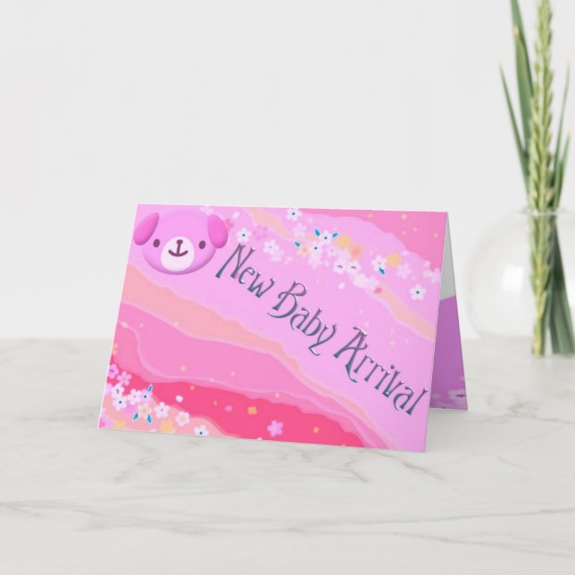 New Baby Arrival Card (Front)