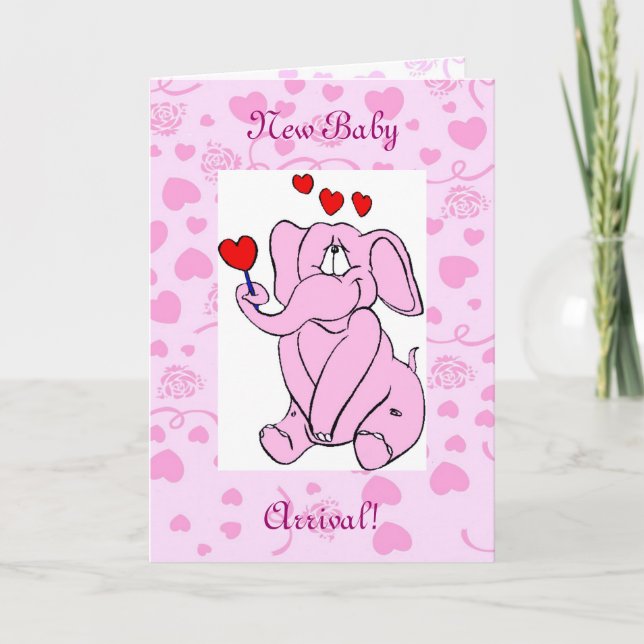 New Baby Arrival Card (Front)
