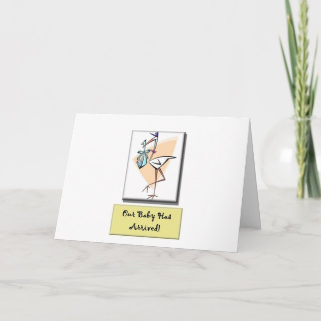 New Baby Arrival Card (Front)