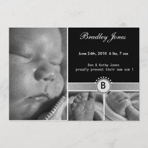 New Baby Arrival Card
