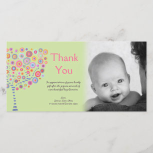 New Baby Arrival Gift Thank You Photocard
