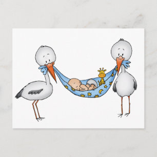 New Baby Boy - Baby Shower Gift Postcard