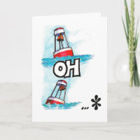 New baby boy, birthday card, "boy oh boy"