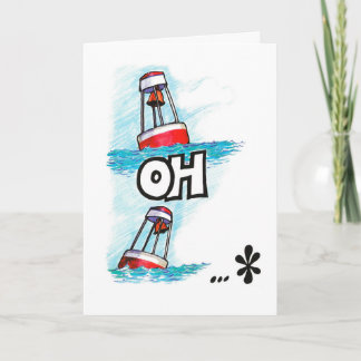 New baby boy, birthday card, "boy oh boy" card