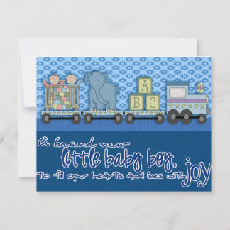 new baby boy card