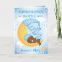 New Baby Boy Congratulations Card