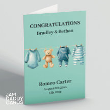 New Baby Boy Customisable