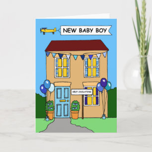 New Baby Boy During Coronavirus Pandemic Card