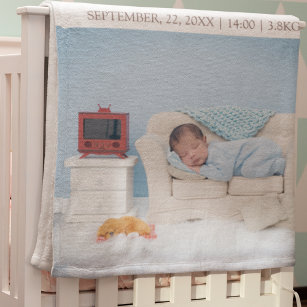 New Baby Boy   Photo   Baby Blanket