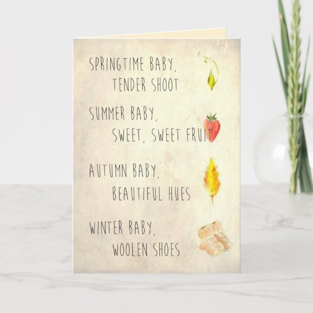 New Baby Card (Front)