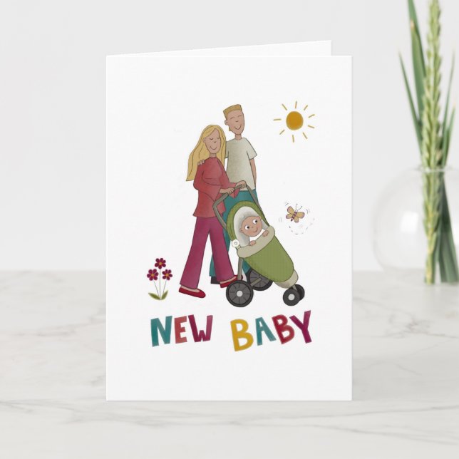 New baby card (Front)