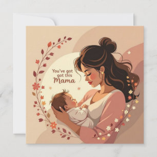 New baby card for mom warm heartfelt message