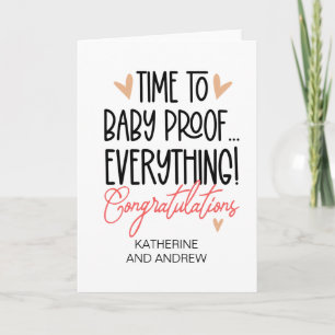 New Baby Congratulations Funny New Parents  Card