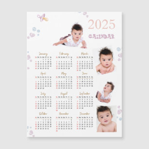 New Baby First Year Photo 2025 Calendar