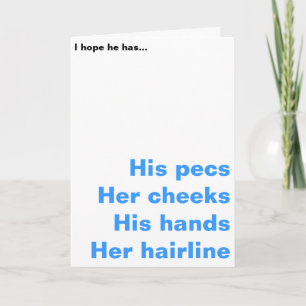 New Baby Funny Card - Boy