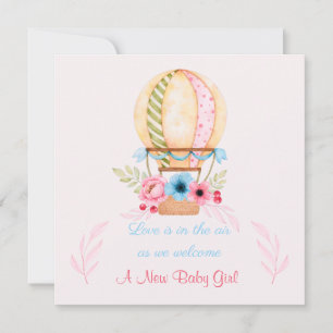 New Baby Girl Birth Announcement