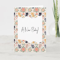 New Baby Jungle Cats and Flowers