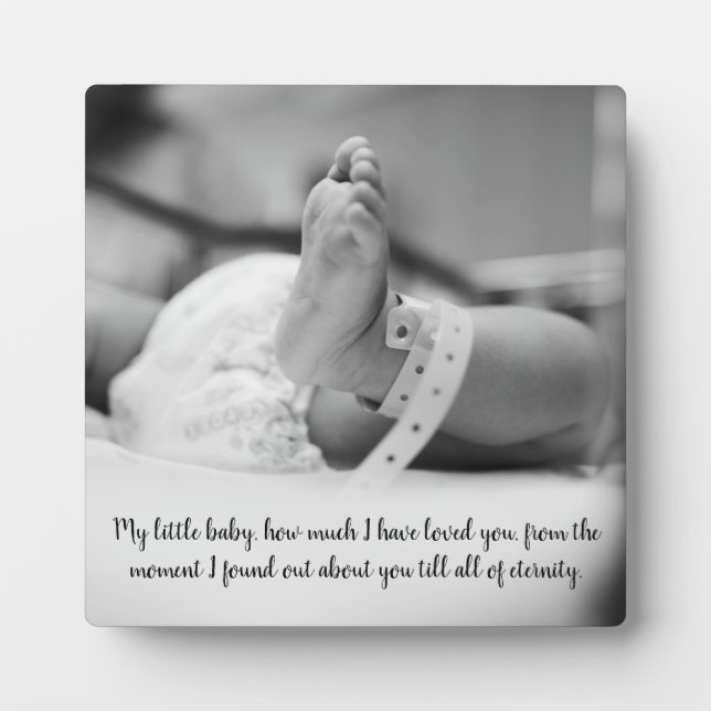 New Baby Keepsake Plaque (Front)