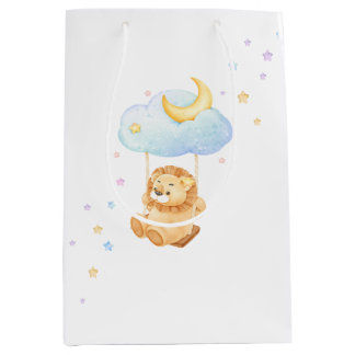 New Baby Lion Gift Bag - Stars Sweet Celestial