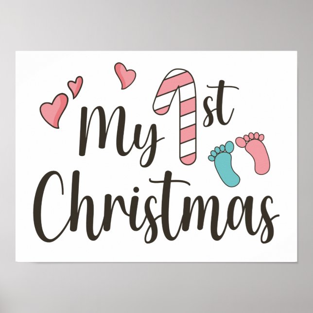 New Baby - My First Christmas  Poster (Front)