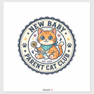 New Baby Parent Cat Cat Mum Gift Idea - New Baby P