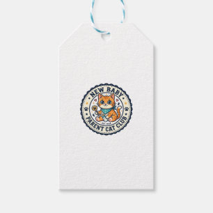 New Baby Parent Cat Cat Mum Gift Idea - New Baby P Tags