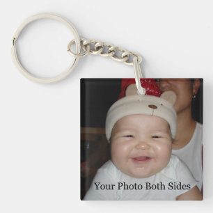 New Baby Photo Key Ring