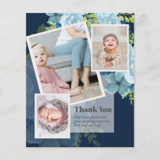 New Baby Photo Thank You Cards Modern Budget