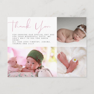 New Baby Photo Thank You Cards Modern Budget