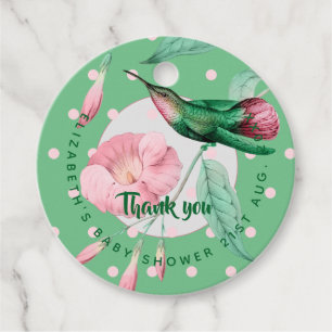New Baby Photo Thank You Cards Modern Budget Favour Tags