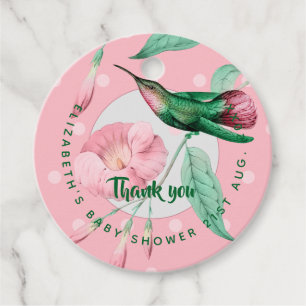 New Baby Photo Thank You Cards Modern Budget Favour Tags