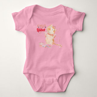 New Baby Princess Lilibet Cute Kitten Named Baby B Bodysuit