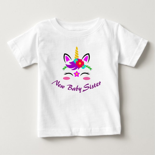 New Baby Sister T-Shirt (Front)