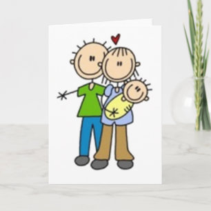 New Baby Stick Figures Announcement