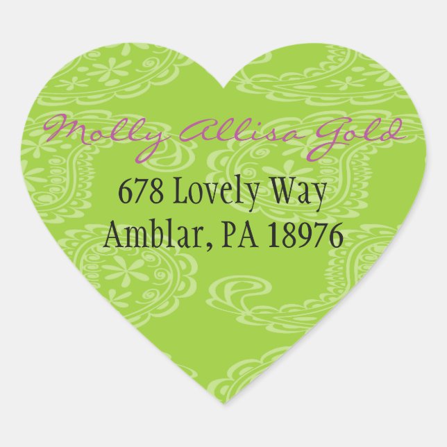 NEW BABY TRAIN Jewish Baby Naming Invitation Heart Sticker (Front)