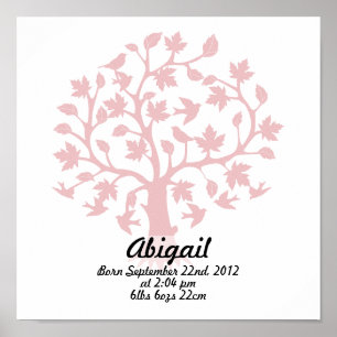 New Baby Tree Of Life 11"x11" Poster Print