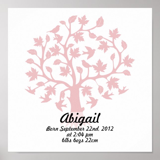 New Baby Tree Of Life 11"x11" Poster Print (Front)