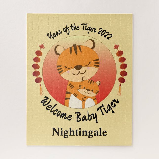 New Baby Year of the Tiger 2022 Jigsaw Puzzle (Vertical)
