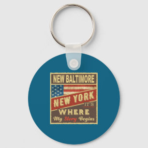 New Baltimore Ny Its Where My Story Begins _1  Key Ring