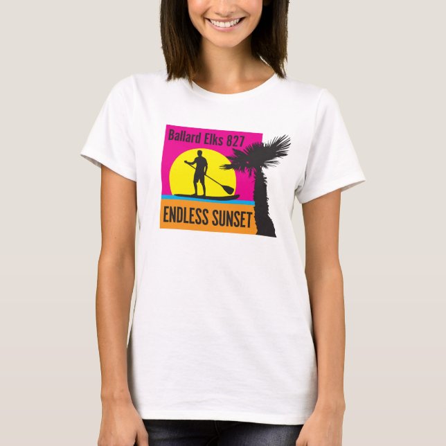 NEW BAR FUNDRAISER Endless Sunset T-Shirt (Front)