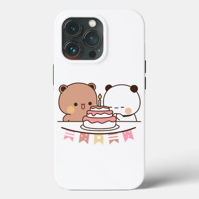 new bear and panda bubu dudu couple Case-Mate iPhone case (Back)