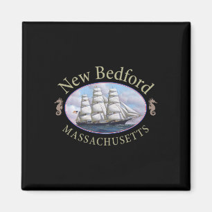 New Bedford Machusetts Nautical Tall Ship Magnet
