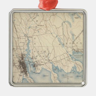 New Bedford, Massachusetts Metal Tree Decoration