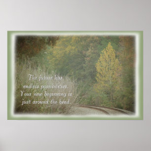 New Beginning motivational poster