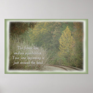 New Beginning motivational poster